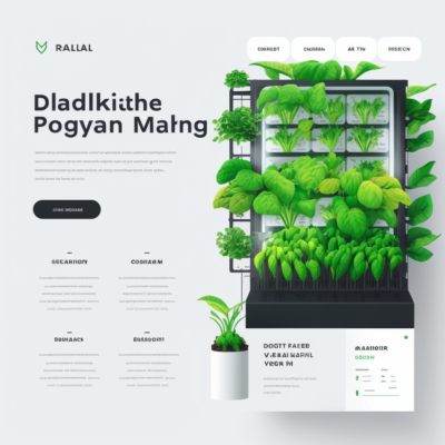 Заказать лендинг для продажи микрозелени